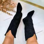 *SALE* FLAPOVER COWBOY LAARS DES8082 BLACK