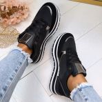 FASHION ZIP SNEAKER YY117 BLACK
