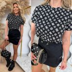 GUESS GLORIA T-SHIRT V5Y04I3Z14 PJ1Q BLACK