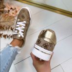 **LAATSTE MAAT 40** GUESS BEDEL LOGO SNEAKER FLTSS2FAL12 MILK