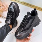 STEVE MADDEN SNEAKER POSSES-PERF 3026 BLK/PEWTR