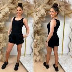 GUESS COLETTE RIB TANKTOP V4YP06K8RT2 JBLK