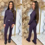 UNIQUE THE LABEL NENA **LONGSLEEVE** TOP DEEP BERRY