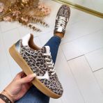 DWRS MIRABEL LEOPARD SNEAKER B11548-05 BEIGE/STEEL