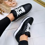 GUESS LOGO SNEAKER FLFCLEELE12 BLACK