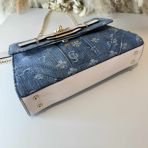 GUESS GREYSON II CONVERTIBLE BAG DG920621 DENIM/BONE