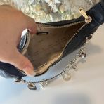 GUESS EVERLEE TOP ZIP SHOULDER BAG EG867918 BLACK