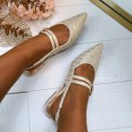 LA STRADA INSTAPPERS 2401666-4343 GOLD METALLIC RAFFLA