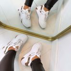 GUESS NEW SOCK RUNNER FLPGENFAP12 WHITE