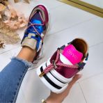 DWRS JUPITER DENIM SNEAKER J5554C-57 FUCHSIA/BLUE