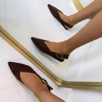 SAAR SUEDINE INSTAPPER LS5461A BROWN