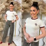 GUESS GRETA TEE V6GI05K2966 G047 BEIGE