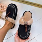 INDY PANTOFFEL 608 BLACK