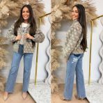 GUESS LOUISE SHERPA JACKET V6RL05KD882 FNL9 TAUPE