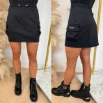 GUESS CARLA SKIRT V5YD04KCX42 JBLK BLACK