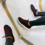 LA STRADA SNEAKER 2404316-4531 AUBERGINE/SILVER