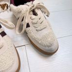 *DEFECT* LA STRADA SNEAKER 2404032-4022 BEIGE TEDDY MAAT 40