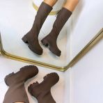 FANNY ZIP BOOT XJ-976 KHAKI