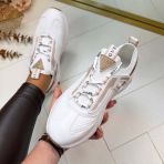 GUESS NEW SOCK RUNNER FLPGENFAP12 WHITE