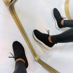 LA STRADA SNEAKER 2404316-4500 BLACK/SILVER