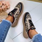 LA STRADA SNEAKER 2404328-1201 BLACK NUBK PU+LEO SATIN