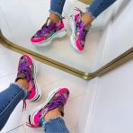 DWRS JUPITER TEDDY SNEAKER J5554C-59 NEON PINK/PURPLE