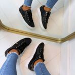 GUESS LOGO SNEAKER FLFBTZFAL12 BLACK