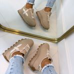 FLOWER SNEAKER WMR-10 KHAKI