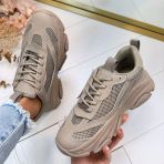 STEVE MADDEN POSSESSION-E SNEAKER 0033 DARK TAUPE