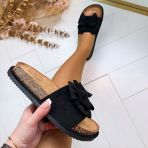 DUBBELE STRIK SLIPPER 3890 BLACK