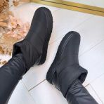 GUESS SHINY BOOT FLFUNOFAP10 BLACK