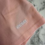 GUESS STELLA RIB SHORT DRESS V6GK11K3181 G67B LIGHT ROSE