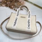 *DEFECT* VALENTINO BAGS SPECIAL CAMY VBS7L301 BEIGE