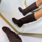 *SALE* ANNA FRINGE LAARS RQ-543 BROWN