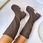 FANNY ZIP BOOT XJ-976 KHAKI