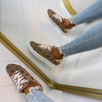 **LAATSTE MAAT 40** GUESS BEDEL LOGO SNEAKER FLTSS2FAL12 MILK