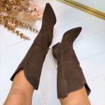 *SALE* REAL LEATHER COWBOY BOOT 6396 BROWN