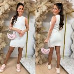 GUESS SUMMER SHORT DRESS V6GK04Z0648 A10F WHITE