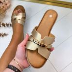GOLDEN DETAIL SLIPPER 821 GOLD