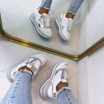 FASHION ZIP SNEAKER YY117 WHITE