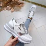 FASHION ZIP SNEAKER YY117 WHITE