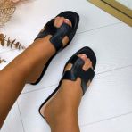 HANNAH SLIPPER J-236 BLACK