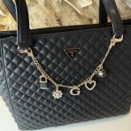 GUESS EVERLEE NOEL TOTE BAG EG867925 BLACK