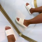 GUESS RUBBER SLIPPERS E6GZ19WG5X0 MILK