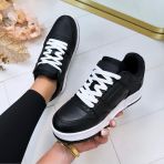 GUESS LOGO SNEAKER FLFCLEELE12 BLACK