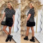 GUESS GLORIA T-SHIRT V5Y04I3Z14 PJ1Q BLACK