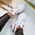 GUESS NEW SOCK RUNNER FLPGENFAP12 WHITE