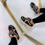 SPARKLE BUTTERFLY SNEAKER 8-110 BLACK *WEB ONLY*