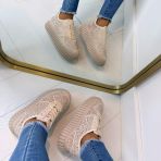 STUDS SNEAKER PC-306 BEIGE