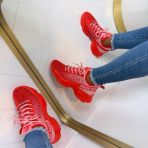 STEVE MADDEN SNEAKER MISTICA 3208 RED ORANGE
